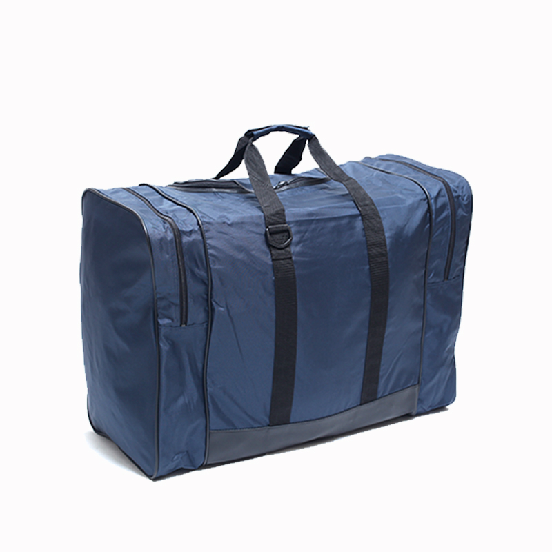 両サイドポケット付 ハイパロンボストンバッグ 紺単色