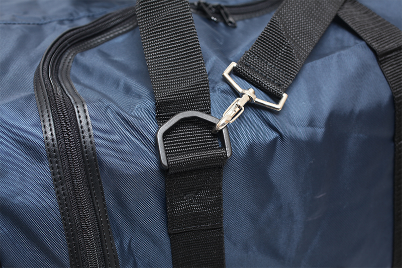 両サイドポケット付 ハイパロンボストンバッグ 紺単色