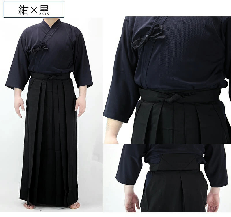  2WAY剣道防具キャリー+織刺風ジャージ剣道着・上製テトロン剣道袴【防具袋・剣道着・剣道衣・剣道袴セット】