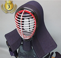 「旭峰」6mm具の目刺紺鹿革 面