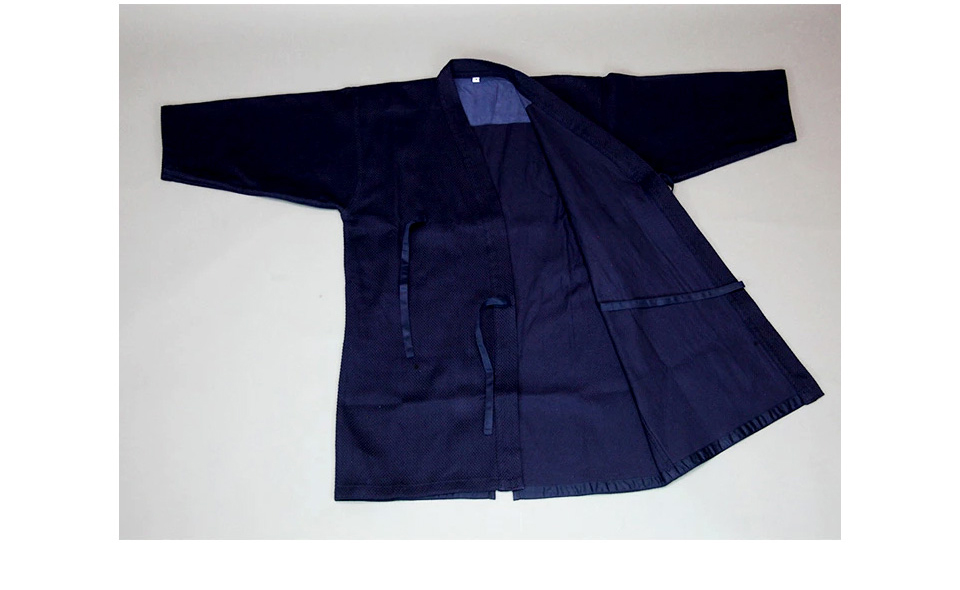 綿製 徳用色止め一重剣道着 紺