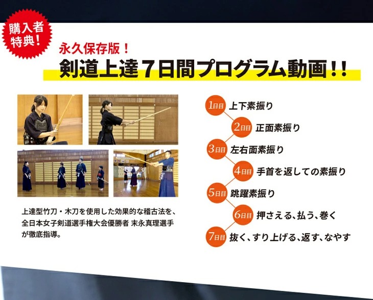 中太吟風仕組竹刀「上達型竹刀 -GRIP MASTER-」28～39（幼年～高校生）【剣道竹刀・SSPシール貼付】