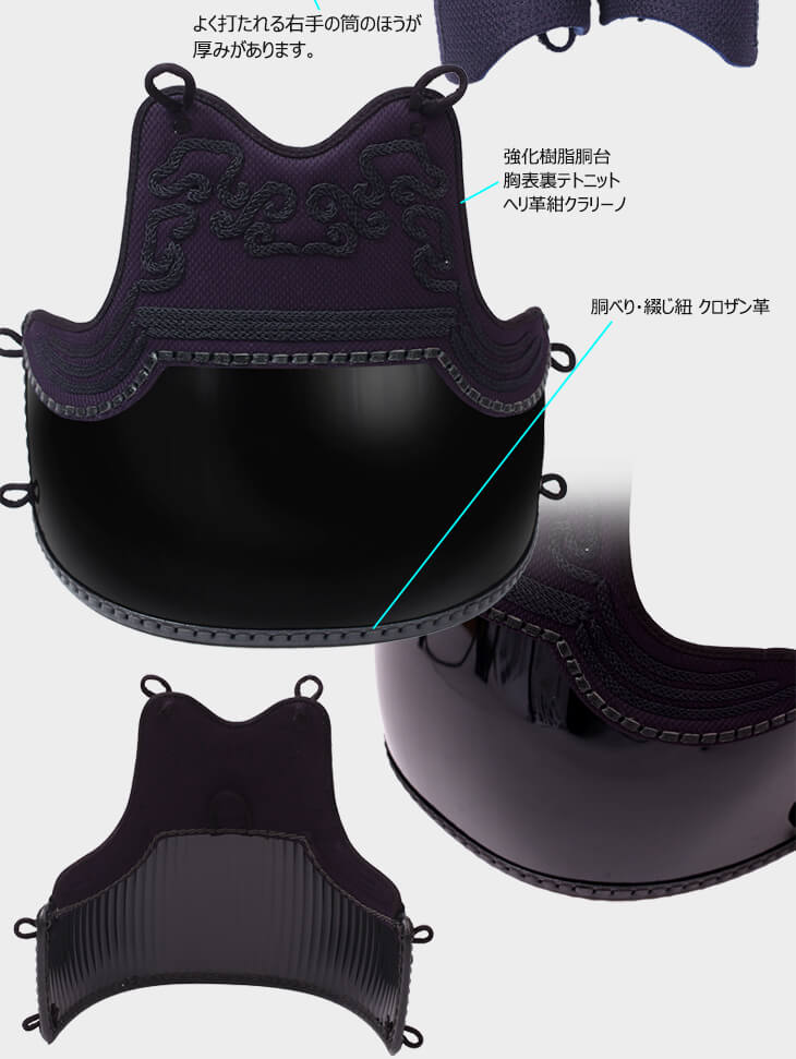 『A-1αBIOCLEAN（バイオクリーン）』5ミリテトニット剣道防具セット