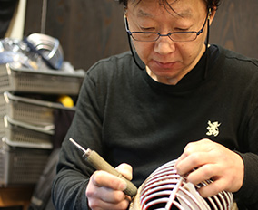 「源心」4ミリ紺鹿革機械刺剣道防具セット