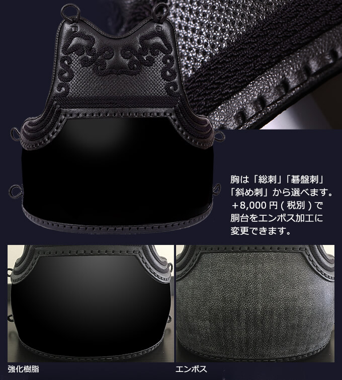 「峰謹製」６ｍｍ織刺剣道防具