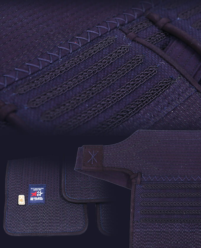 「峰謹製」６ｍｍ織刺剣道防具