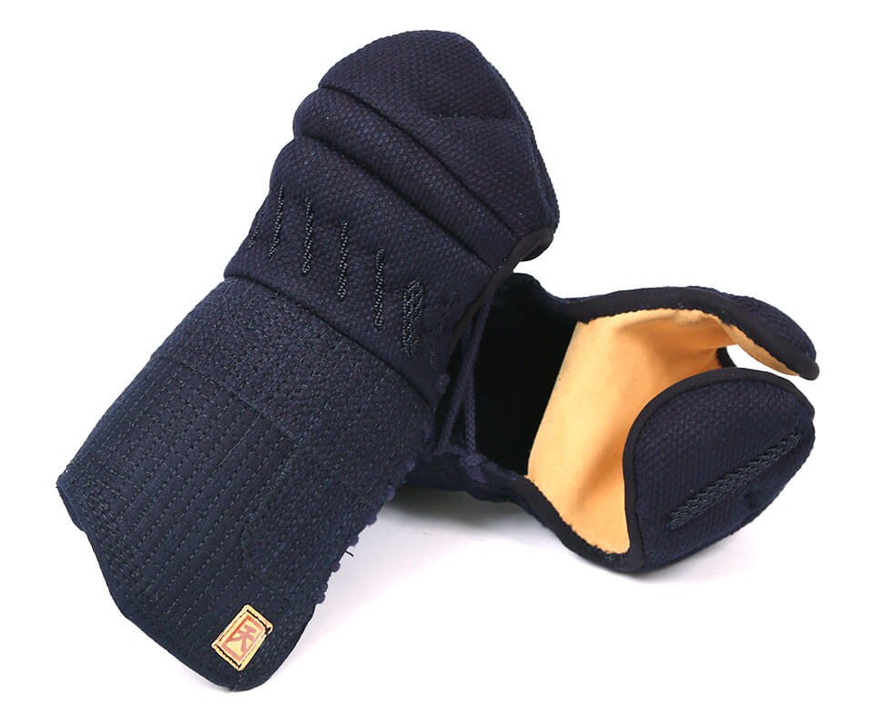 「天」エリート6㎜十字刺織刺剣道防具 甲手単品