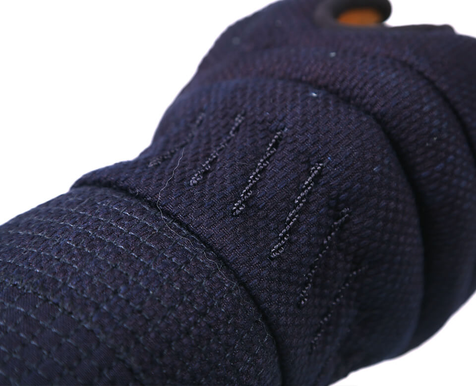 「天」エリート6㎜十字刺織刺剣道防具 甲手単品