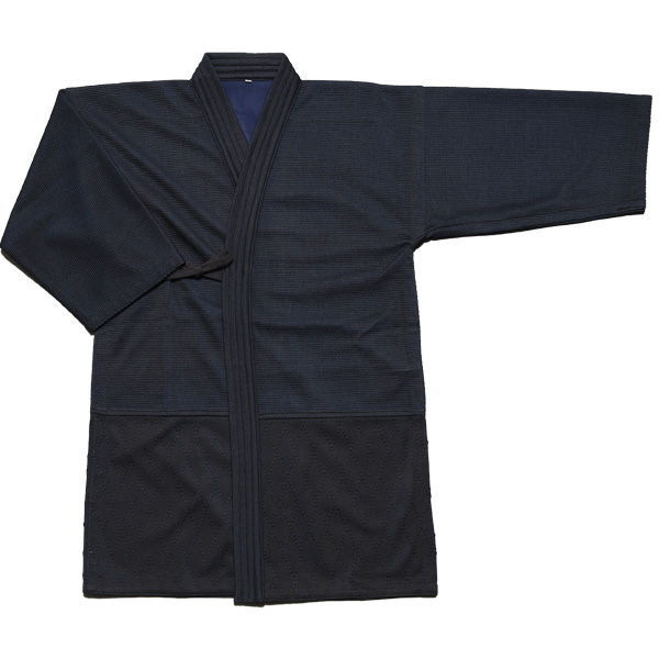 シルリード裏地付 実戦型 紺 刺子ジャージ剣道着