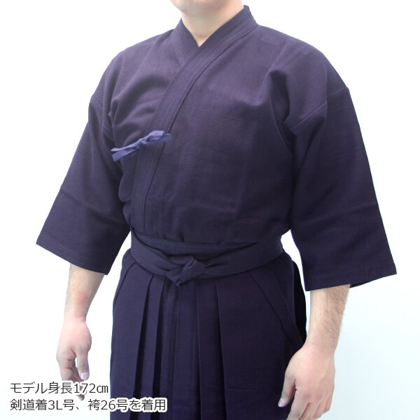 夏用藍染小刺子剣道着＋夏用薄型藍染剣道袴