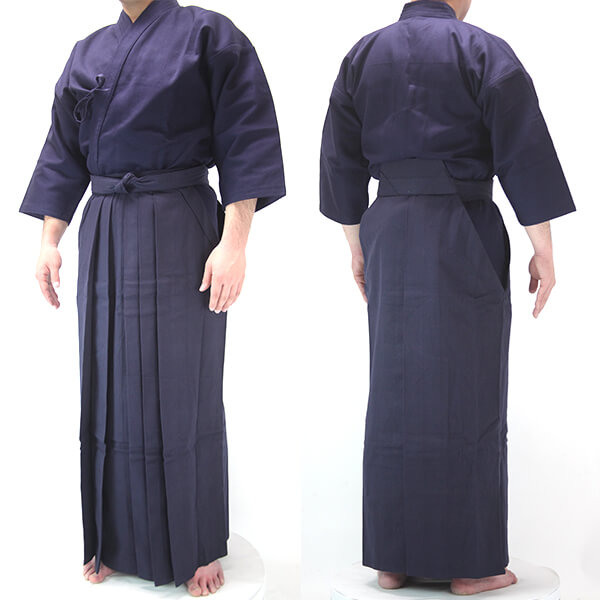 色止め紺一重剣道着＋色止7000番剣道袴