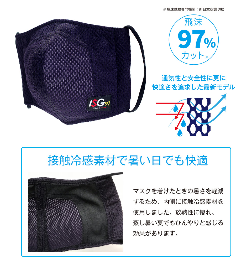 スポーツマスク ISG97 夏用モデル 冷感仕様