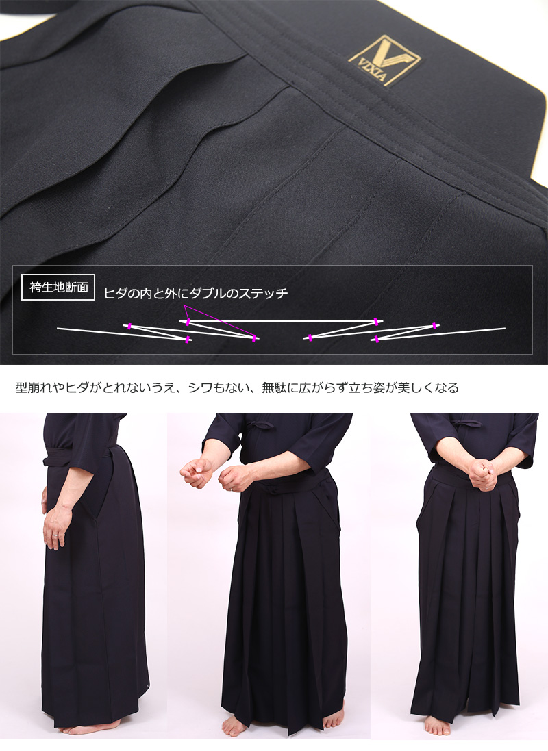 VIXIA(ヴィクシア)剣道着袴セット