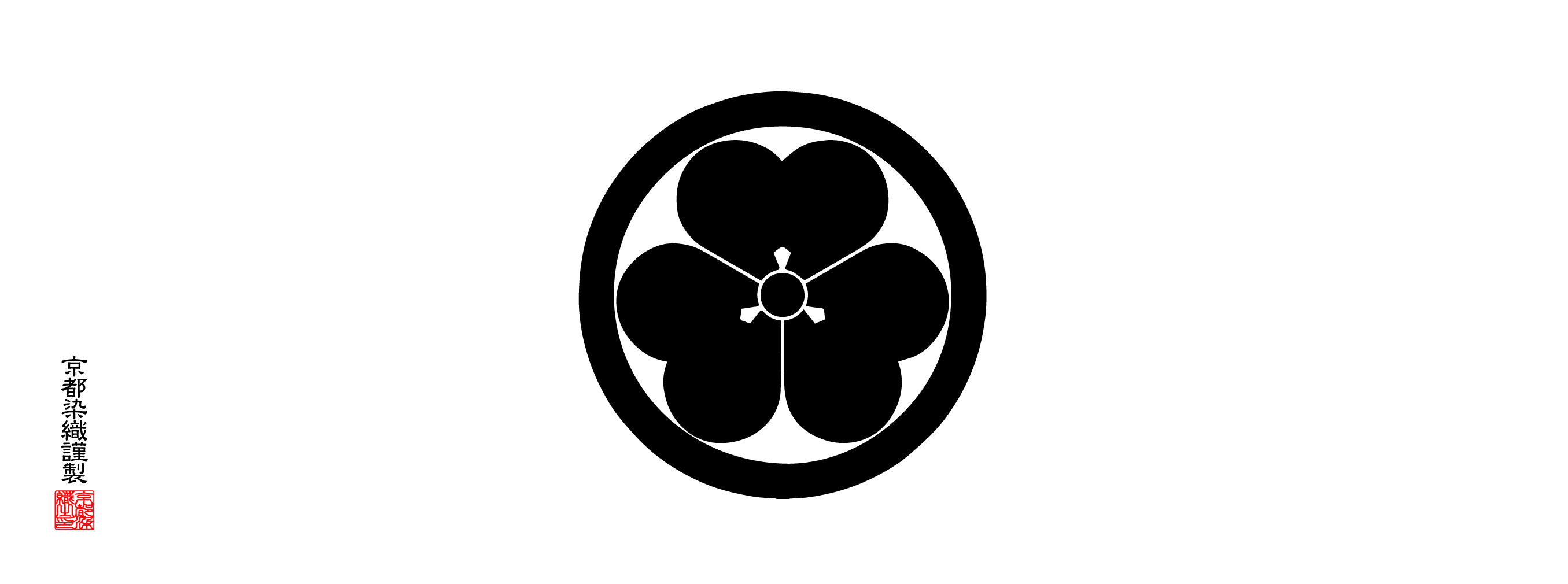 家紋手拭 丸に方喰