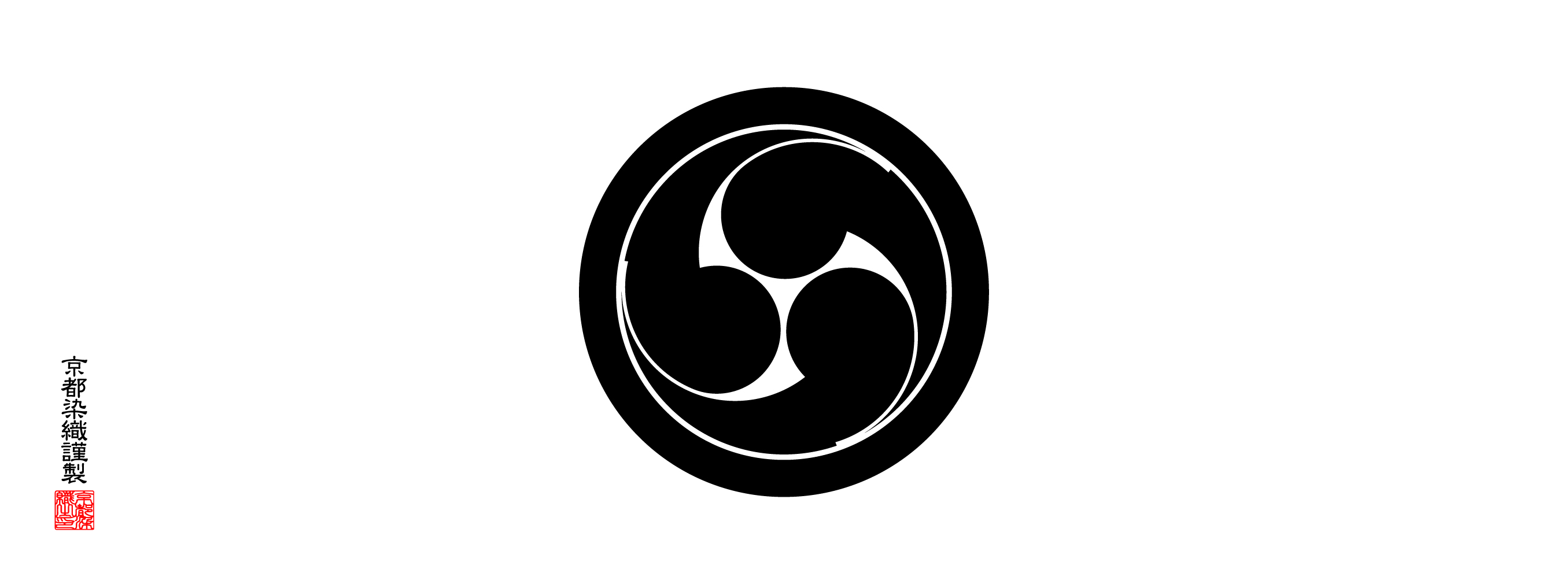 家紋手拭 丸に右三つ巴