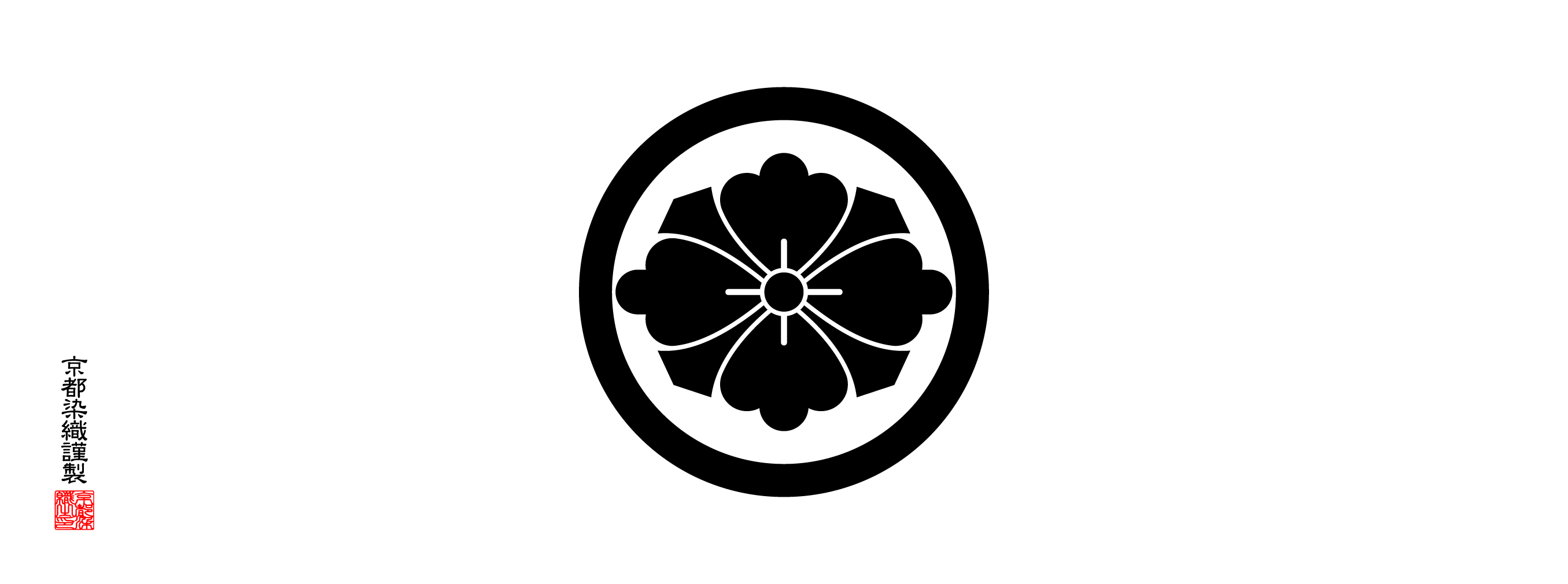 家紋手拭 丸に剣花菱