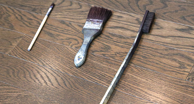 剣道防具の染め直しの方法 