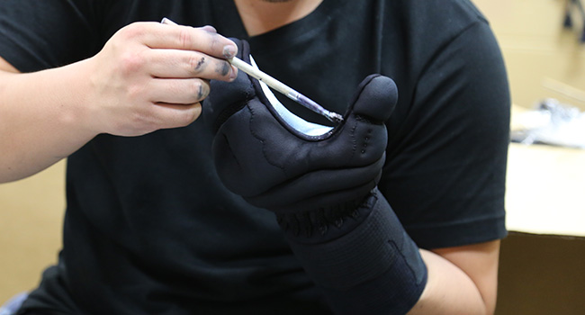 剣道防具の染め直しの方法 