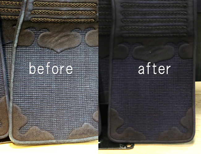 剣道防具の染め直しの方法 