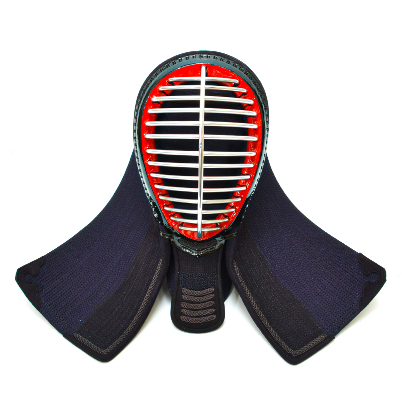 日本製 人工革(クラリーノ)8mm刺 剣道防具 面 垂 2点セット