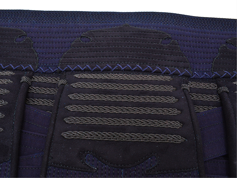 日本製 人工革(クラリーノ)8mm刺 剣道防具 面 垂 2点セット