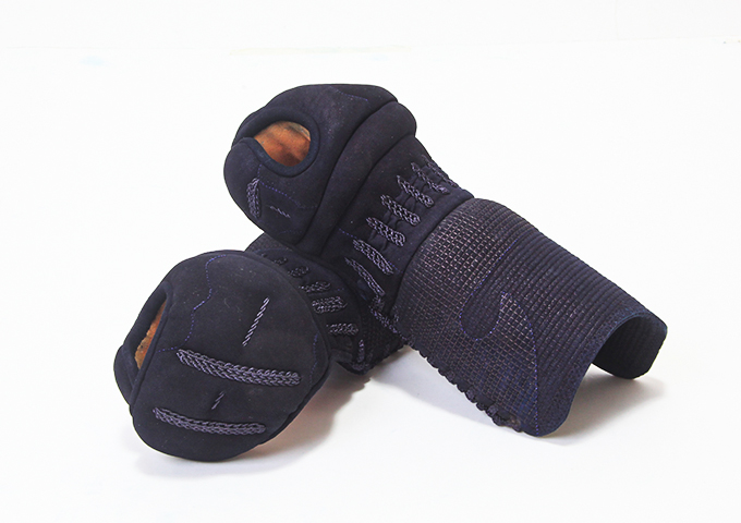 軽量型1.2分紺革手刺防具 甲手単品