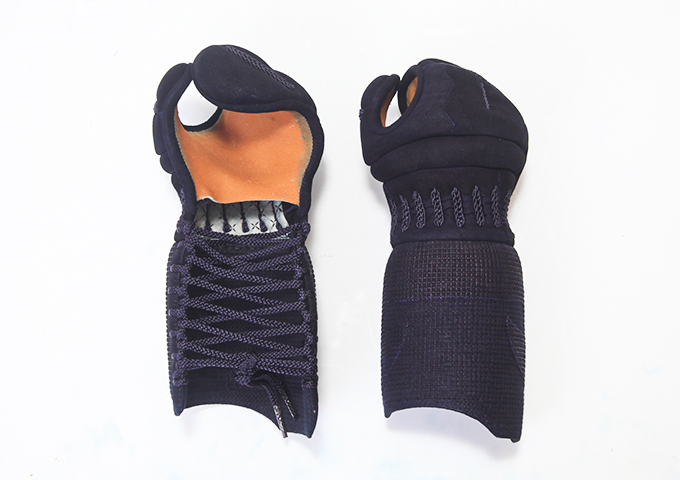 軽量型1.2分紺革手刺防具 甲手単品