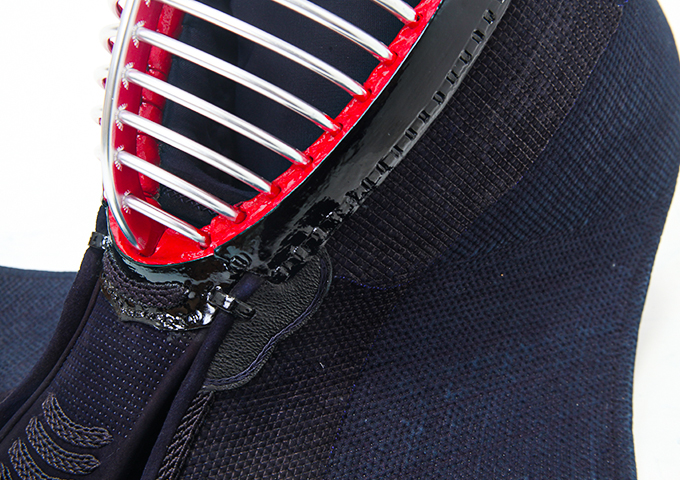 軽量型1.2分紺革手刺防具 面単品