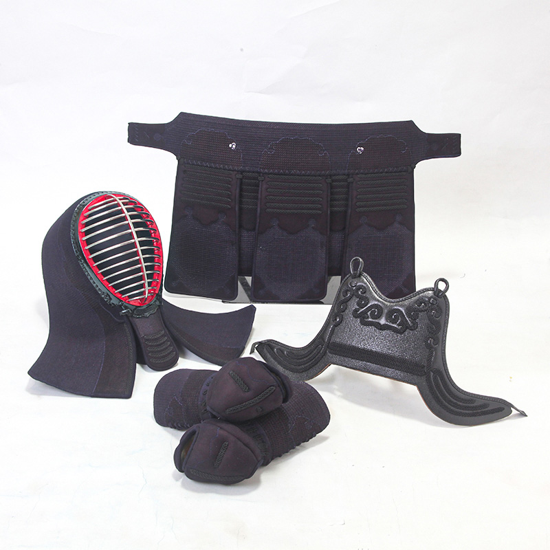 高級1.5分刺紺革手刺防具セット【胴台選択可】