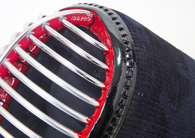 1.5分紺革手刺防具 面単品