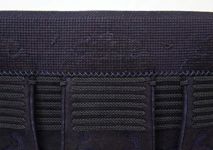 1.5分紺革手刺防具 垂単品