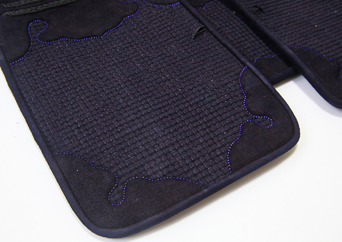 1.5分紺革手刺防具 垂単品