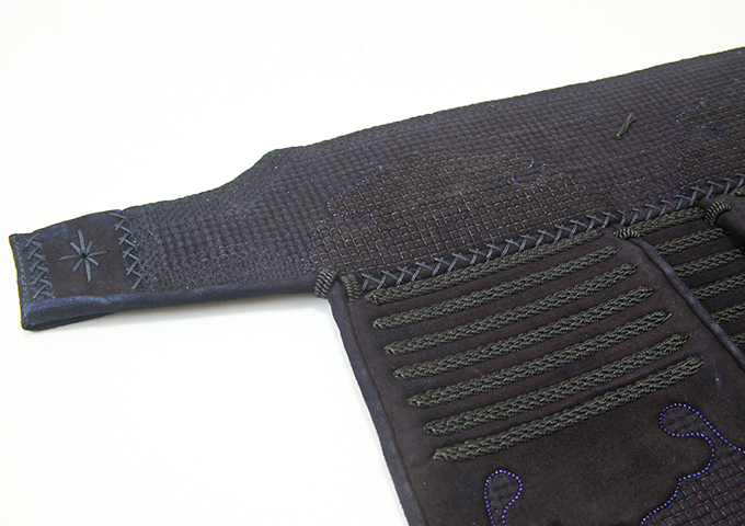 1.5分紺革手刺防具 垂単品