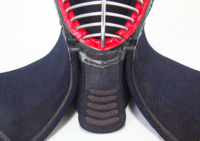 軽量1.5分紺革手刺防具 面単品