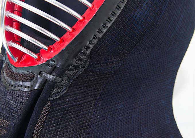 軽量1.5分紺革手刺防具 面単品