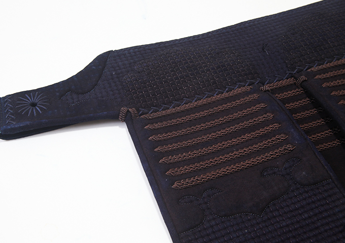 2.0分紺革手刺防具 垂単品