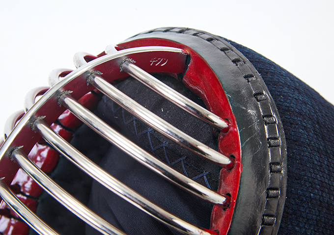 3.0分織刺 牛紺革 手刺防具 面単品