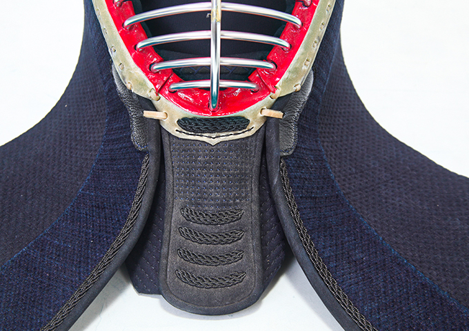 3.0分織刺 牛紺革 手刺防具 面単品