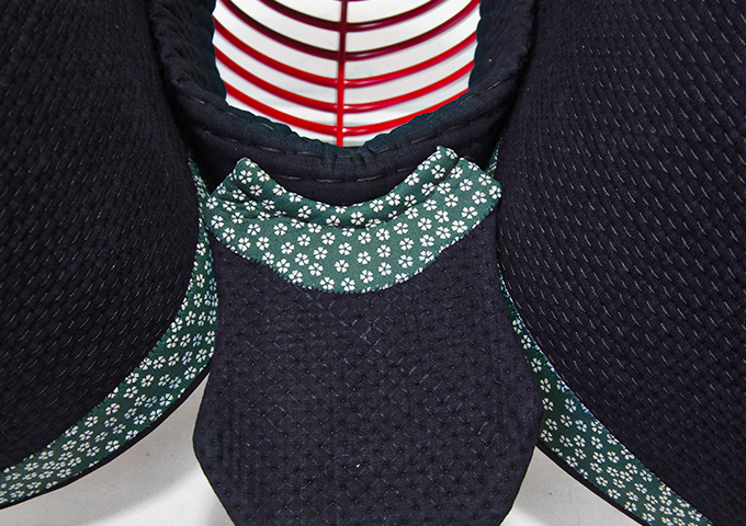 3.0分織刺 牛紺革 手刺防具 面単品