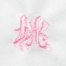 桃刺繍ネーム画像