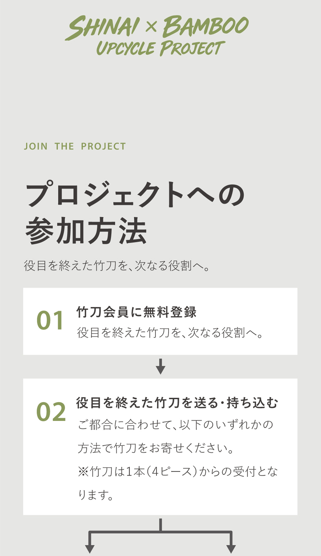 竹刀 UPSYCLE　PROJECT