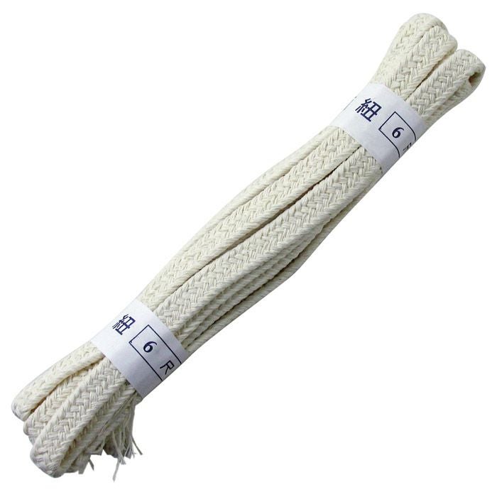 面紐白6尺（ゆうパケット可） | 剣道防具工房「源」