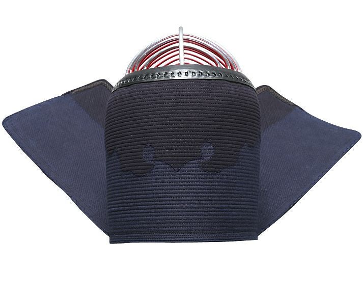 「源心 (げんしん) 」紺鹿革4ミリタイトステッチ剣道防具 面