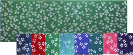 全8色！面手拭 小桜（ゆうパケット可）【手ぬぐい てぬぐい 面タオル