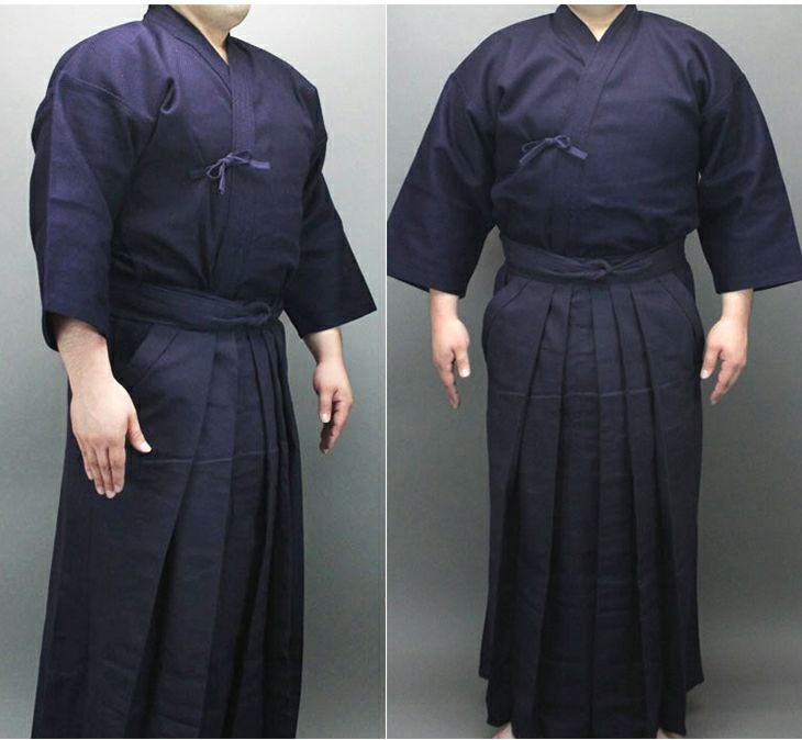 色止め紺一重剣道着+色止7000番剣道袴