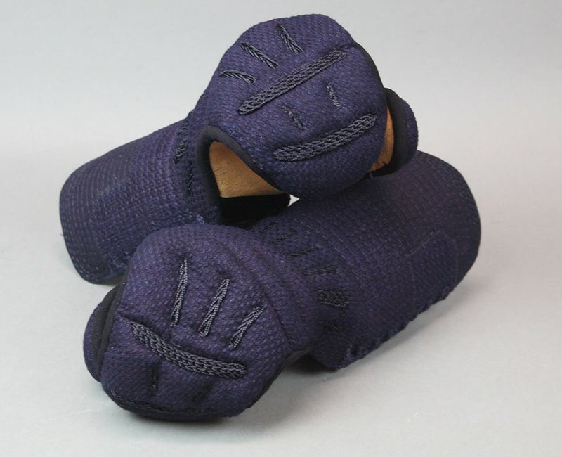  【防具セレクト対象商品】「源叡(げんえい)」織刺6mmピッチ具の目刺甲手【小手・ﾐｼﾝ刺･機械刺】