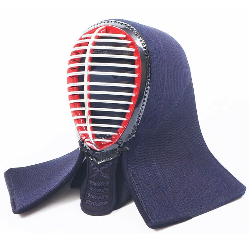 「峰謹製」6mm織刺剣道防具 面単品【ﾐｼﾝ刺･機械刺】