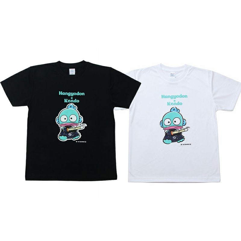 サンリオ×ミツボシ 剣道Tシャツ ハンギョドン 1枚　ネイビー ホワイト