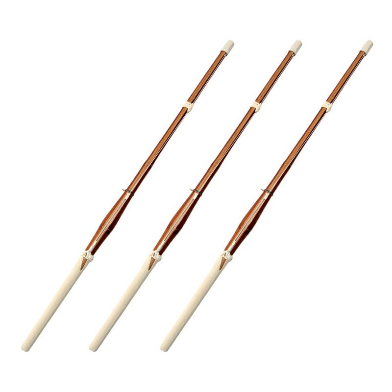 バイオテック細身実戦型 吟風仕組み竹刀 「光(ひかり)」37（中学生）×3本セット【剣道竹刀・SSPシール貼付・先軽・男女用】