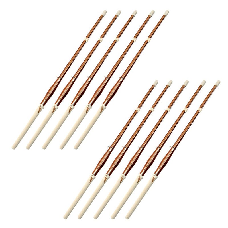 バイオテック細身実戦型 吟風仕組み竹刀 「光(ひかり)」36（小学生）×10本セット【剣道竹刀・SSPシール貼付・先軽・男女用】